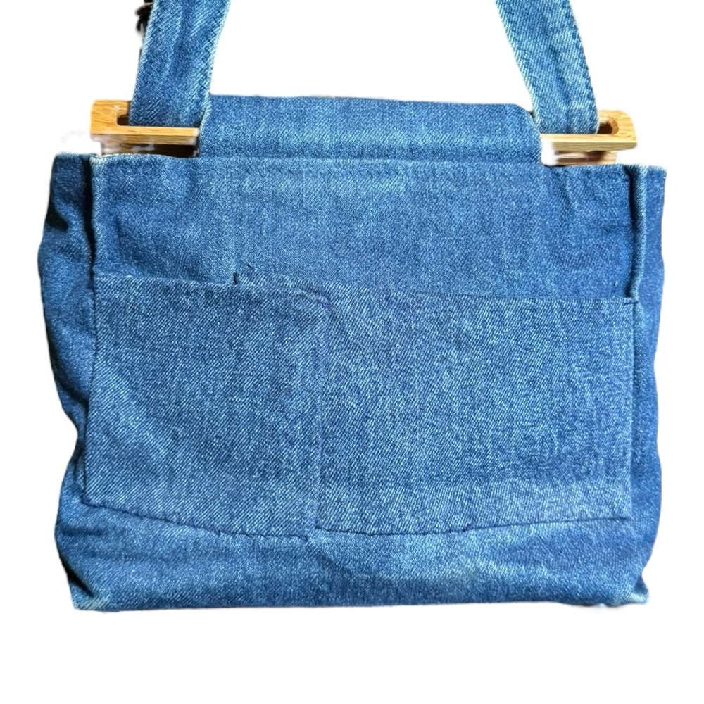 Bag Lady Embroidered Denim Cardinal Spring Bag - Picture 5 of 15